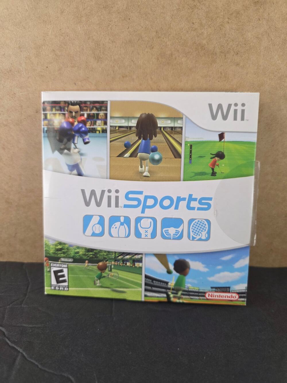 Wii Sports for the Nintendo Wii in cardboard sleeve. CIB